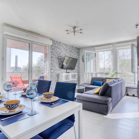 "Le Serenity ", Appartement Spacieux ,Balcon, Parking Prive Gratuit, Netflix, Proche Cdg Et Stade De France Stains Extérieur photo