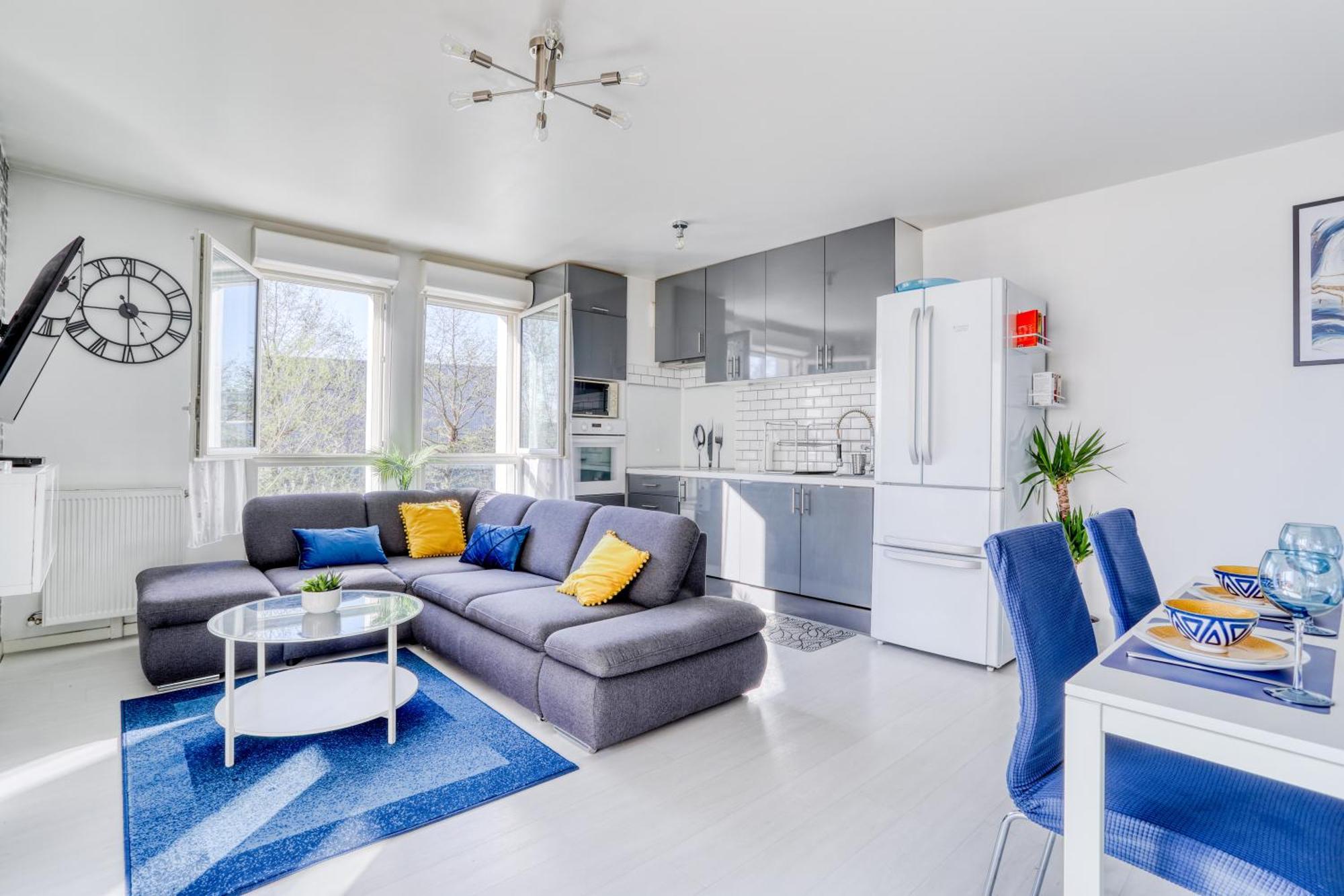 "Le Serenity ", Appartement Spacieux ,Balcon, Parking Prive Gratuit, Netflix, Proche Cdg Et Stade De France Stains Extérieur photo