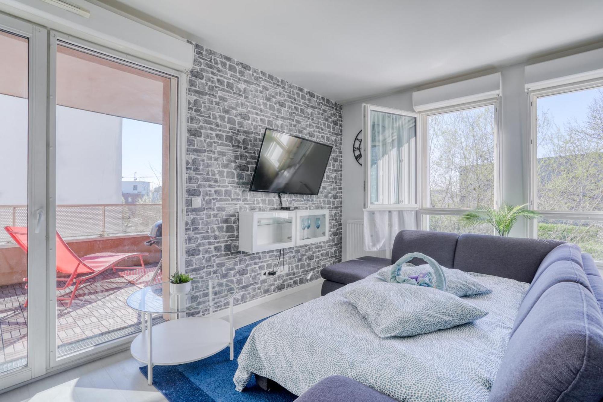 "Le Serenity ", Appartement Spacieux ,Balcon, Parking Prive Gratuit, Netflix, Proche Cdg Et Stade De France Stains Extérieur photo
