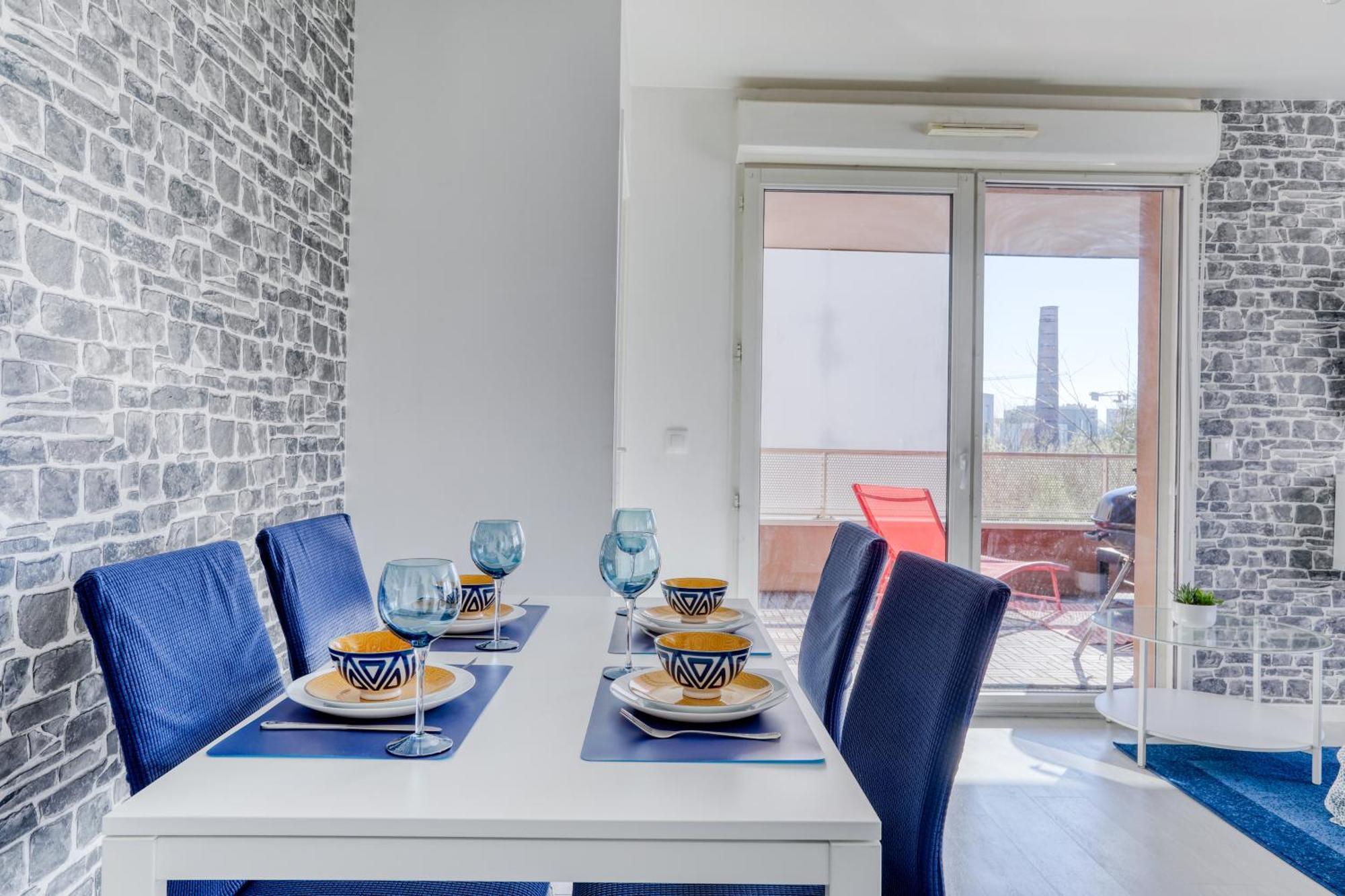 "Le Serenity ", Appartement Spacieux ,Balcon, Parking Prive Gratuit, Netflix, Proche Cdg Et Stade De France Stains Extérieur photo