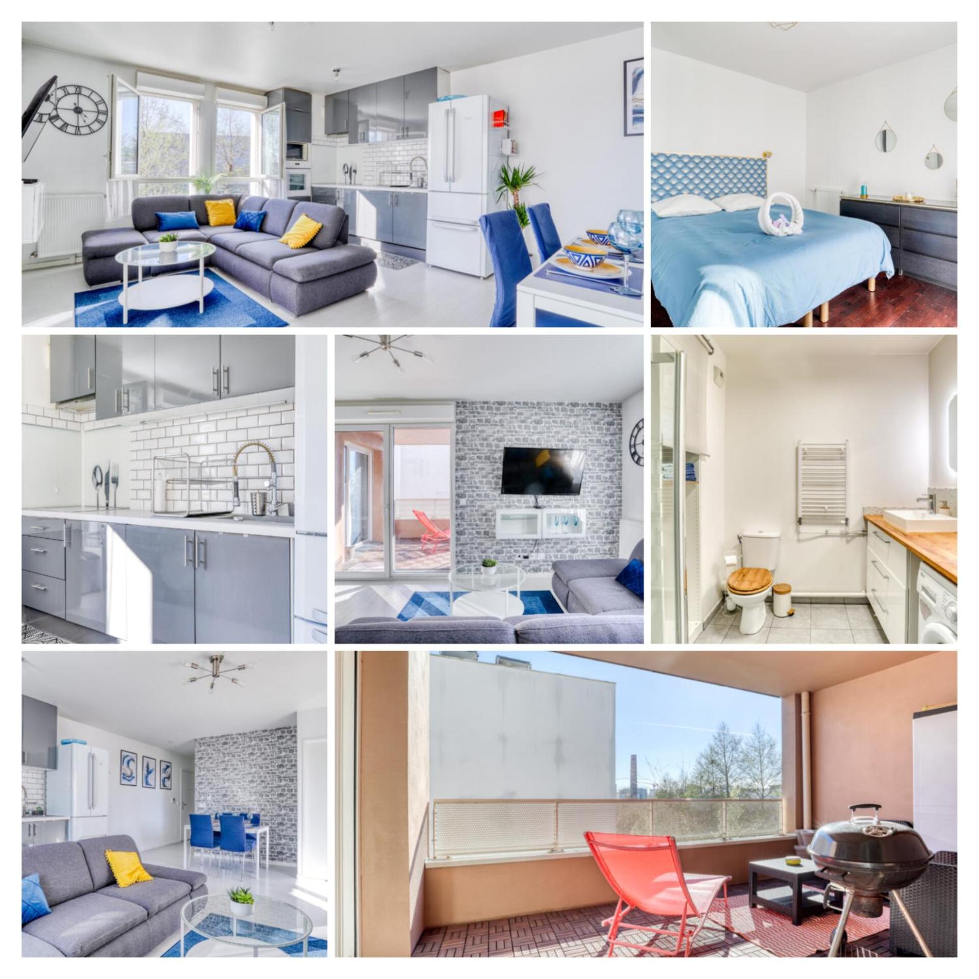 "Le Serenity ", Appartement Spacieux ,Balcon, Parking Prive Gratuit, Netflix, Proche Cdg Et Stade De France Stains Extérieur photo