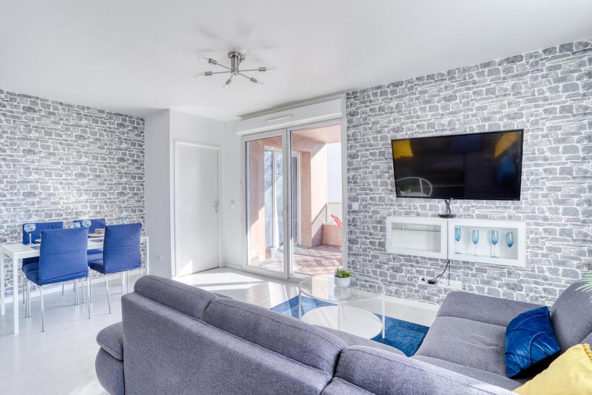 "Le Serenity ", Appartement Spacieux ,Balcon, Parking Prive Gratuit, Netflix, Proche Cdg Et Stade De France Stains Extérieur photo